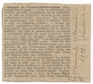 Article du 11.12.1921